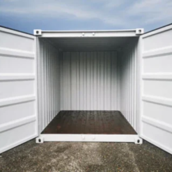 Alternative view of Nuevo contenedor marítimo blanco de 3 metros