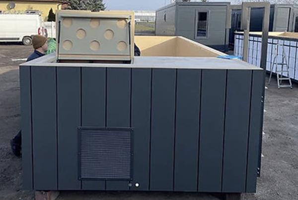 Contenedor de polipropileno edificable, ideal para piscinas, 6,5 x 2,6 m - Imagen 4