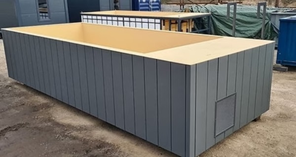 Contenedor de polipropileno edificable, ideal para piscinas, 6,5 x 2,6 m - Imagen 5