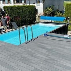 Piscina contenedor de 6,2 m x 2,5 m con bomba de calor