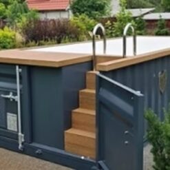 Alternative view of Piscina contenedor de 6,2 m x 2,5 m con bomba de calor