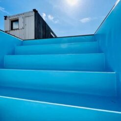 Alternative view of Piscinas de contenedores de 6 m cúbicos