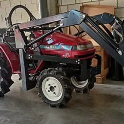 Alternative view of Minitractor Yanmar KE 4 con pala